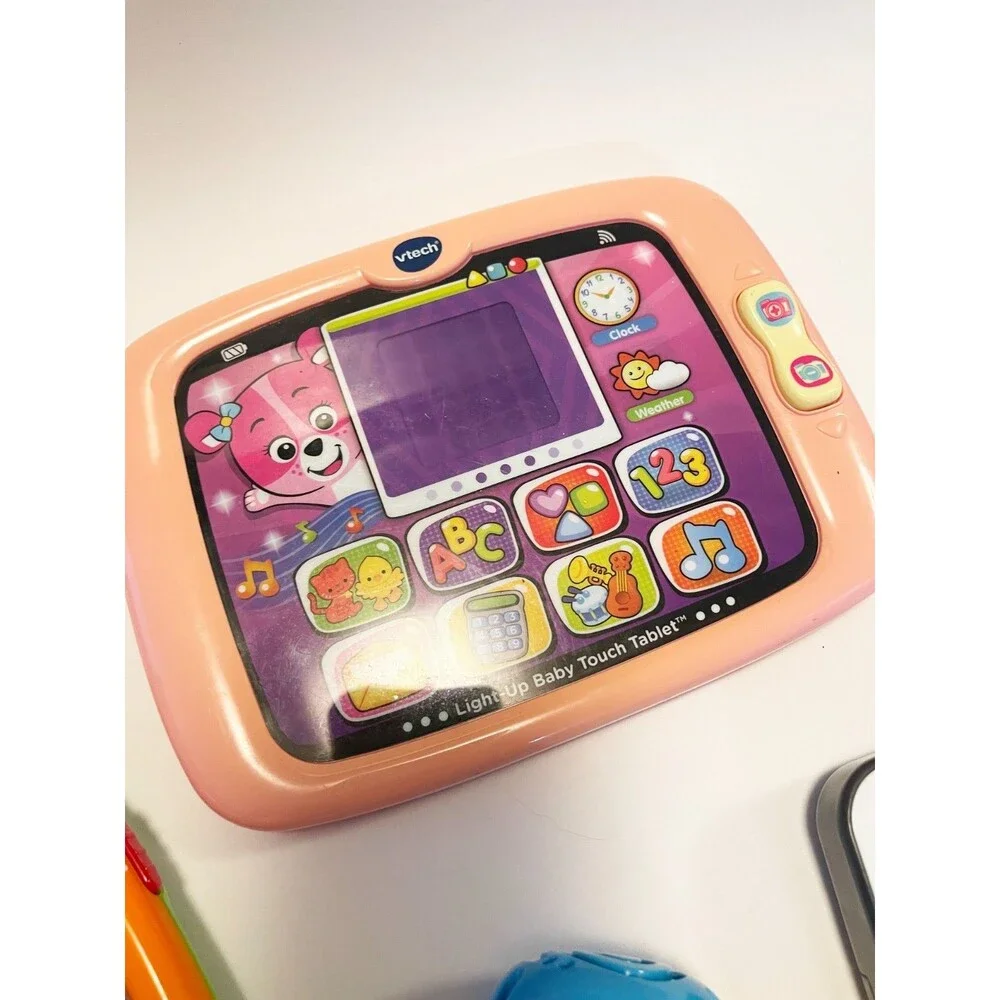 VTech Fisher Price Baby Toddler Electronic Learning Toys Tablet Phone Lot of 4